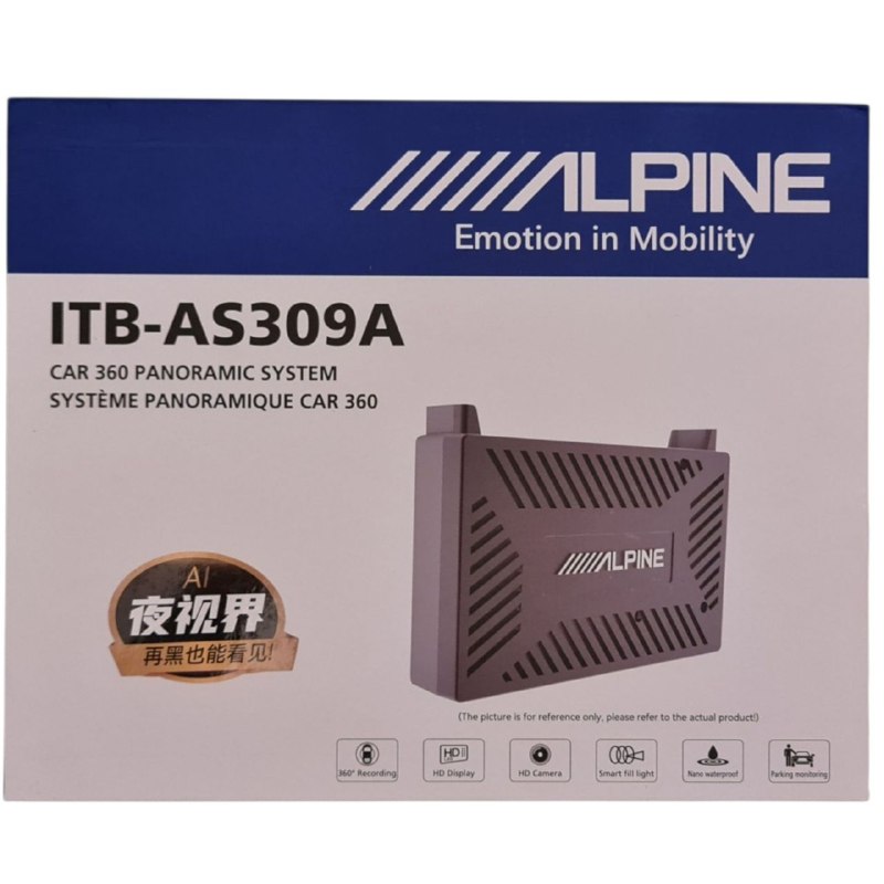 دوربین ۳۶۰ درجه اورجینال ALPINE مدل ITB-AS309A - تصویر 16